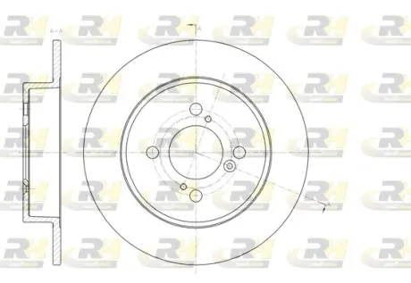Тормозной диск ROADHOUSE 6148300