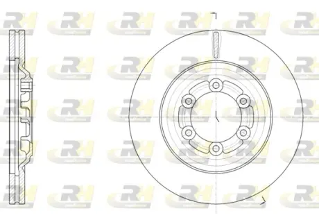 Тормозной диск ROADHOUSE 6151010