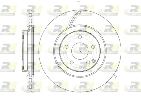 Тормозной диск ROADHOUSE 6152510