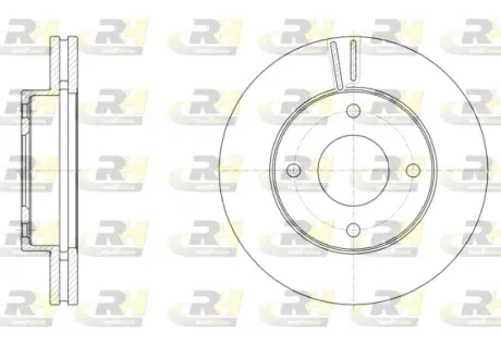 Тормозной диск ROADHOUSE 6153210