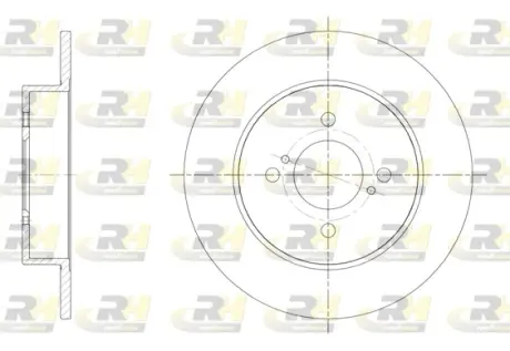 Тормозной диск ROADHOUSE 6153700