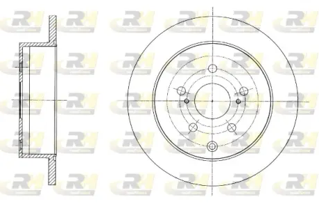 Тормозной диск ROADHOUSE 6159200