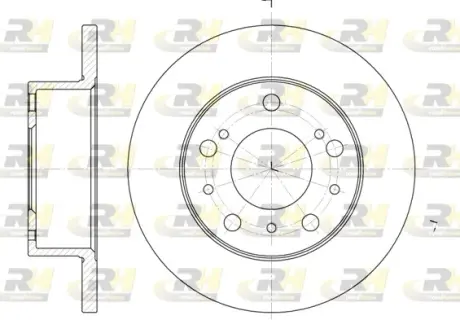 Тормозной диск ROADHOUSE 616800