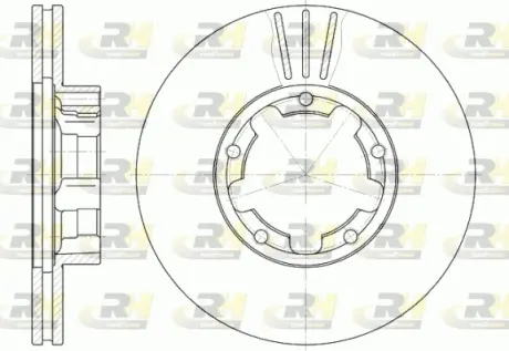 Тормозной диск ROADHOUSE 623411