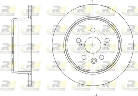 Тормозной диск ROADHOUSE 624500