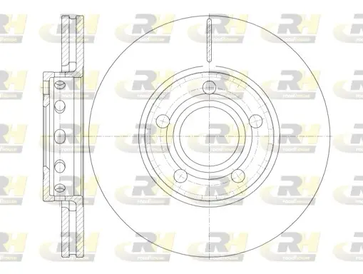 Тормозной диск ROADHOUSE 626810 (фото 1)