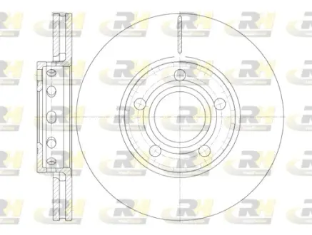 Тормозной диск ROADHOUSE 626810