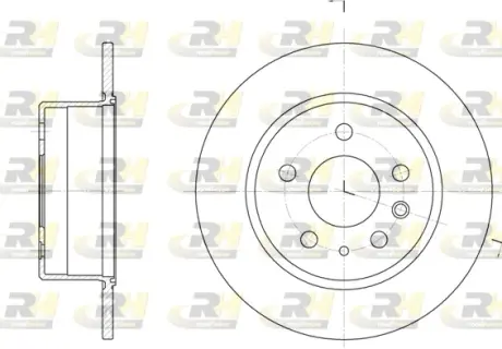 Тормозной диск ROADHOUSE 628000