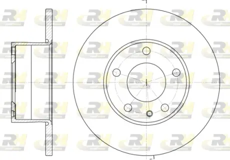 Тормозной диск ROADHOUSE 628800
