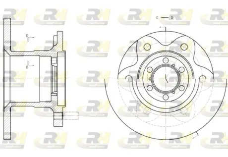 Тормозной диск ROADHOUSE 629000