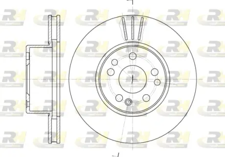 Тормозной диск ROADHOUSE 635110