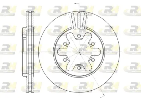 Тормозной диск ROADHOUSE 645010