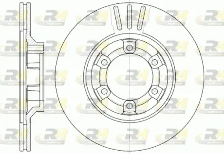 Тормозной диск ROADHOUSE 645910