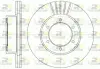 Тормозной диск ROADHOUSE 650110 (фото 1)