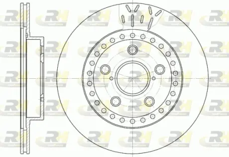Тормозной диск ROADHOUSE 656110
