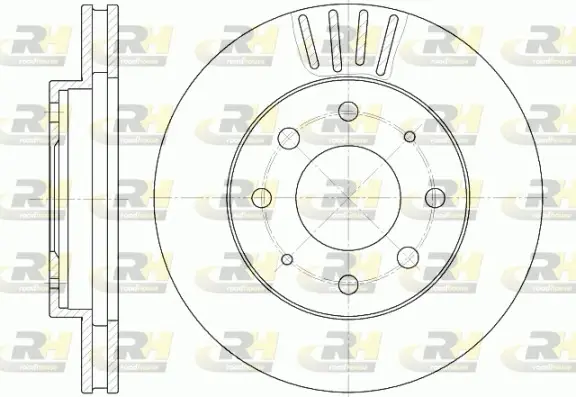тормозной диск ROADHOUSE 662510 - фото 1