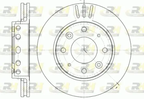 Тормозной диск ROADHOUSE 681510