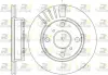 Тормозной диск ROADHOUSE 682510 (фото 1)