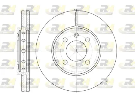 Тормозной диск ROADHOUSE 682610