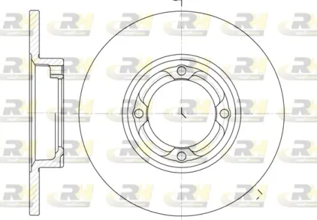 Тормозной диск ROADHOUSE 683200