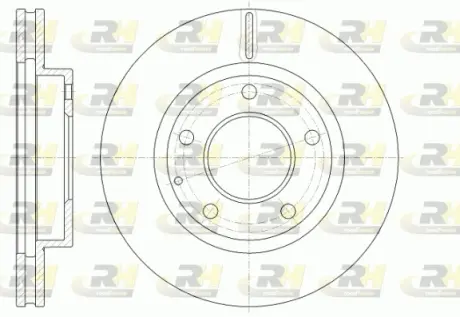 Тормозной диск ROADHOUSE 684110