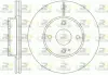 Тормозной диск ROADHOUSE 684310 (фото 1)
