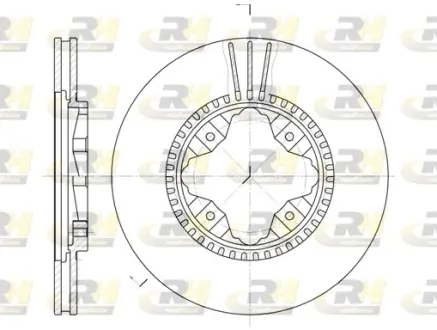Тормозной диск ROADHOUSE 684510