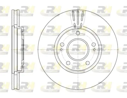 Тормозной диск ROADHOUSE 685010
