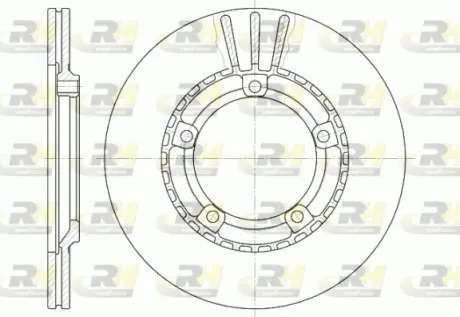 Тормозной диск ROADHOUSE 687010