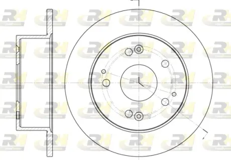 Тормозной диск ROADHOUSE 687500