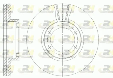 Тормозной диск ROADHOUSE 695110