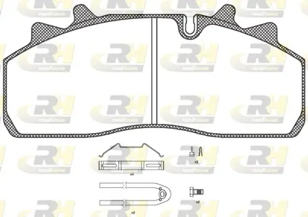 Комплект тормозных колодок, дисковый тормоз ROADHOUSE JSX2125480