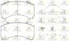 Комплект тормозных колодок, дисковый тормоз ROADHOUSE JSX2147980 (фото 1)
