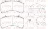 Комплект тормозных колодок, дисковый тормоз ROADHOUSE JSX2147981 (фото 1)
