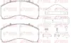 Комплект тормозных колодок, дисковый тормоз ROADHOUSE JSX2148081 (фото 1)