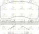 Комплект тормозных колодок, дисковый тормоз ROADHOUSE JSX2152600 (фото 1)