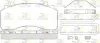 Комплект тормозных колодок, дисковый тормоз ROADHOUSE JSX2152680 (фото 1)