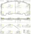 Комплект тормозных колодок, дисковый тормоз ROADHOUSE JSX2155580 (фото 1)