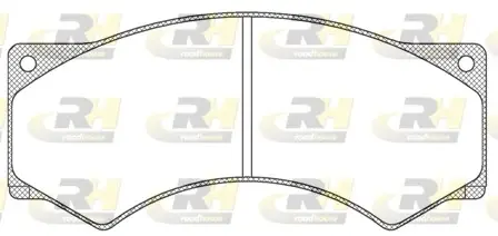 Комплект тормозных колодок, дисковый тормоз ROADHOUSE JSX227700