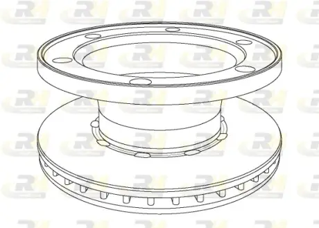 Тормозной диск ROADHOUSE NSX107720