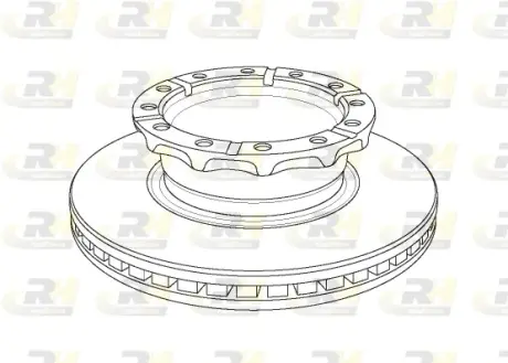 Тормозной диск ROADHOUSE NSX115820