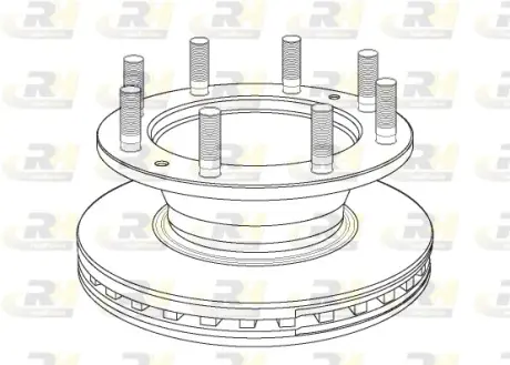 Тормозной диск ROADHOUSE NSX116720