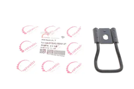 Скоба замка дверей (задніх) Renault Kangoo 97- (верх) (R) ROTWEISS RWS3118