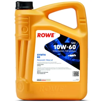 Олива 10W60 HIGHTEC SYNTH RS (4L) (BMW 83 12 0 029 683/Fiat 9.55535-H3)(ACEA A3/B4)(API SN/CF) ROWE 20070004099