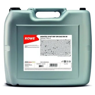 Олива 5W30 HIGHTEC SYNT RSP 290 (20L) (PSA B71 2290) (ACEA C2) ROWE 20114020099
