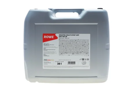 Масло моторное, Hightec Multi Synt DPF, SAE 5W-30, 20L ROWE 20125-0200-99