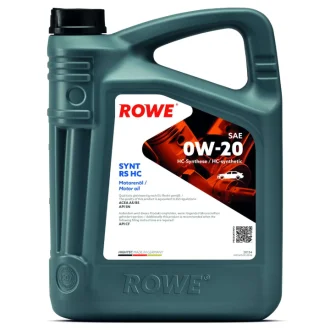 Олива 0W20 HIGHTEC SYNT RS HC (4L) (ACEA A5/B5) (API SN/API CF) ROWE 20134004099