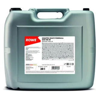 Олива 5W50 HIGHTEC MULTI FORMULA (20L) (VW 502 00/505 00/505 01/MB 229.31/229.51/226.5) (ACEA C3) ROWE 20148020099