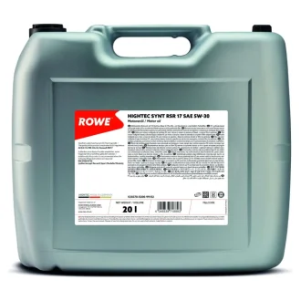 Олива 5W30 HIGHTEC SYNT RSR 17 (20L) (MB 226.52/RN17/RN 0700/0710/RN17) (ACEA C3) ROWE 20370020099