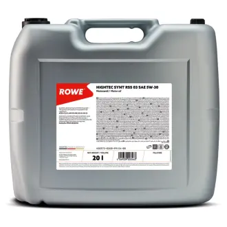 Олива 5W30 HIGHTEC SYNT RSS 03 (20L) (MB 229.31/229.51) (ACEA C2/C3/API SP) ROWE 20372-0200-99